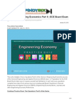 MCQ in Engineering Economics Part 9 ECE Board Exam