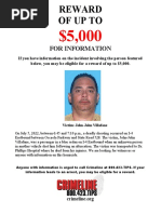Crimeline Bulletin For John-John Villafane