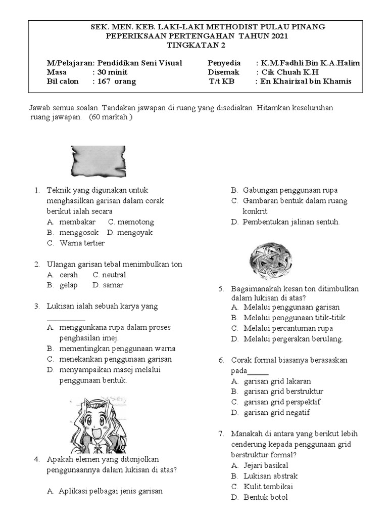 PSV TINGKATAN 2 - Akhir Tahun | PDF