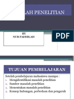 A. Pertemuan 1 - Masalah Penelitian