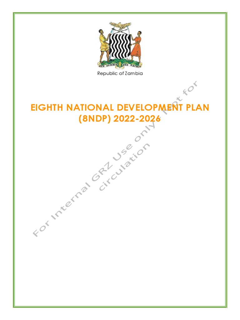 Draft 8NDP - 22 - 03 - 2022 - CAGs PDF | PDF | Economic Growth | Fiscal ...