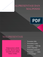 Malpresentasi Dan Malposisi