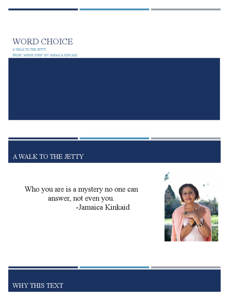 A Walk To The Jetty | PDF | Metaphor | Feeling