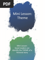 Theme Mini Lesson