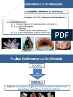 Rochas Sedimentares: Os Minerais e suas Propriedades