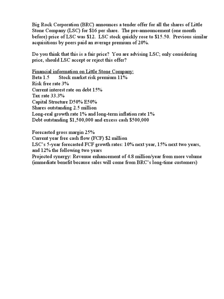 Big Rock Corporation Pdf