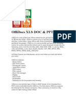 OffiDocs XLS DOC PPT Editor