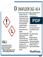 Etiqueta SGA-SIKAFLOOR 262 - AS A