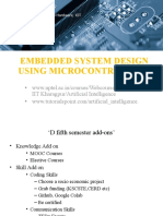 Embedded System Design Using Microcontrollers