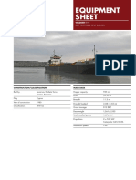Equipment Sheet: Self Propelled Split Barges