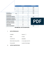 Informe Del Test de Wartegg