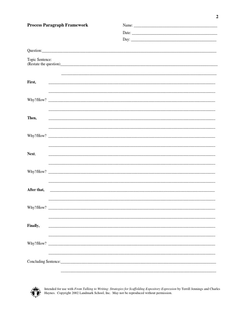 2 Process Paragraph Framework | PDF | Freedom Of Expression | Common Law
