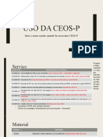 CEOS-P orçamento