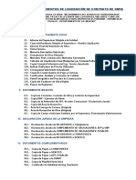 INDICE DE DOCUMENTOS DE LIQUIDACIÓN (5)