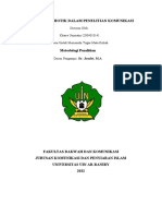 ANALISIs SEMIOTIK DALAm PENELITIAN KOMUNIKASI