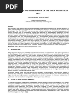 Evaluation and Instrumentation of The Drop Weight Tear Test: Servaas Vervaet, Wim de Waele