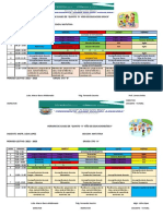 Horario A-B - Quinto Año Lectivo 2022-2023