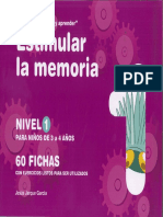 Estimular La Memoria 3 A 4 AÑOS NIVEL 1 Ed. GESFOMEDIA