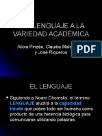 Del Lenguaje a La Variedad Académica_parte I y II(1)