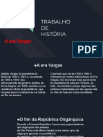 A era Vargas: o período de 1930 a 1954 no Brasil