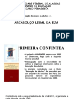 Arcabouço legal da EJA