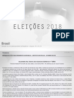 2018.10.07 - Bolsonaro Tem 40% Dos Válidos Na Véspera Do 1º Turno