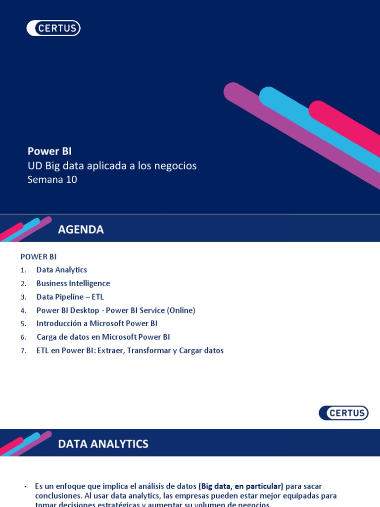 Introducción a Power BI y ETL | PDF | Inteligencia de negocios | Big Data