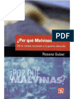 Rosana Gúber - Por Qué Malvinas - de La Causa Nacional A La Guerra Absurda-Fondo de Cultura Económica (2001)