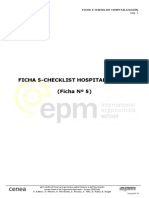 5.ficha Checklist - Hospitalización