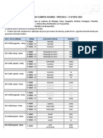 Cronograma de Provas II - 1 e 2 Séries - 3 Etapa - Alunos