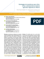 Estrategias de Enseñanza para Niños, Niñas y Adolescentes Jornaleros Agrícolas