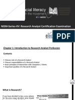 NISM-Series-XV: Research Analyst Certification Examination: An Interactive Adaptive E-Learning Enterprise