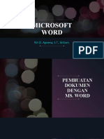 Aplikasi Komputer - 4. Microsoft Word