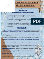 Inscripcion Al Ruc para Persona Juridica: Formulario (Guía) para Inscripción o Reactivación de