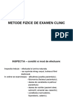 Metode Fizice de Examen Clinic