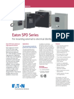 Eaton Surge Protection SPD Series Datasheet
