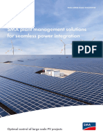 SMA Plant Management Solutions For Seamless Power Integration