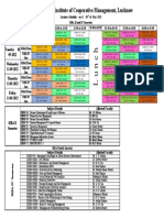 Time Table From 09-05-2022 To 13-05-2022