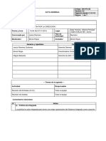 Informe de Revisión Por La Dirección 2019 - AH