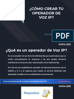 Cómo Crear Tu Operador de Voz Ip