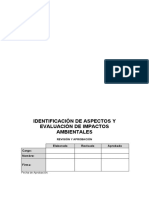 Genm-Pr-003 Procedimiento de Identificación de Aspectos y Evaluación de Impactos Ambientales