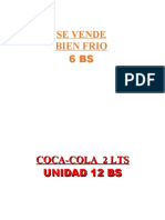 Aviso Cocacola