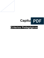 Capítulo 5 Criterios Pedagógicos