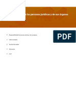 Responsabilidad de Las Personas Jurídicas y de Sus Órganos