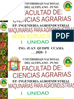 Ing. Juan Quispe Ccama - Clases de Ingeniería Agroindustrial