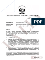 Resolución Directoral N.° 13-2022-JUS DGTAIPD LALEY