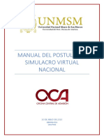 Manual Postulante Simulacro Virtual Nacional