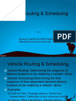 Vehicle Routing & Scheduling: Business Logistics & SCM Chapter 10 Miscellanies Sources (Internet)