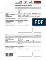 Certificado de defunción por infarto agudo de miocardio