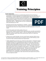 General Training Principles: System Explanation